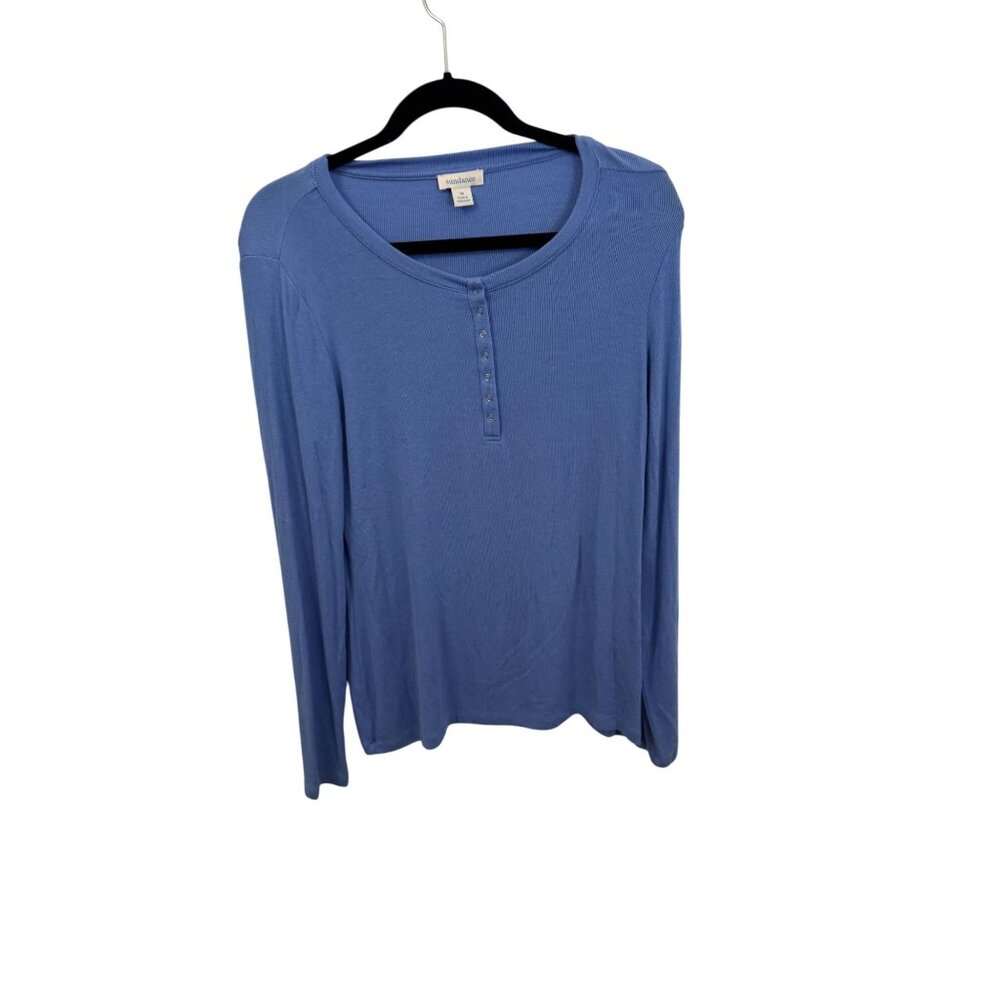 Sundance soft long sleeve button down shirt size M